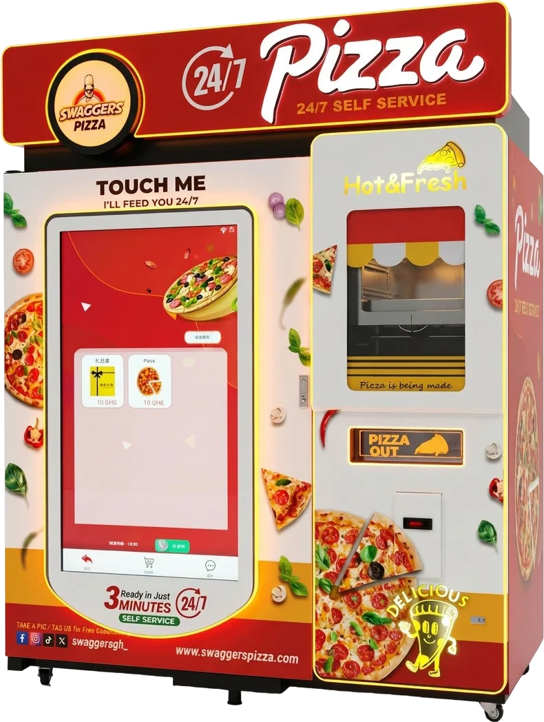 The Swaggers Pizza vending machine